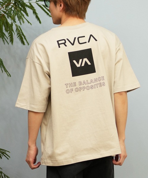 RVCA（ルーカ）の「RVCA/ルーカ 半袖Tシャツ バックプリント BF041-P21（Tシャツ/カットソー・メンズ・ブラック/ライトカーキ/ホワイト・S/M/L）」の3枚目の写真