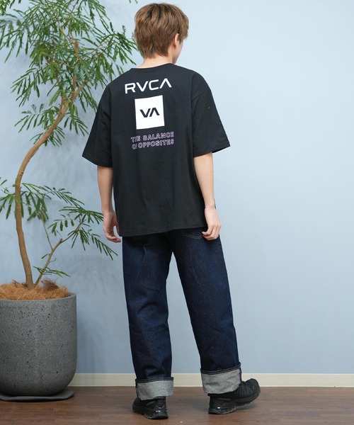 RVCA（ルーカ）の「RVCA/ルーカ 半袖Tシャツ バックプリント BF041-P21（Tシャツ/カットソー・メンズ・ブラック/ライトカーキ/ホワイト・S/M/L）」の15枚目の写真