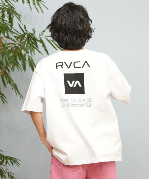 RVCA（ルーカ）の「RVCA/ルーカ 半袖Tシャツ バックプリント BF041-P21（Tシャツ/カットソー・メンズ・ブラック/ライトカーキ/ホワイト・S/M/L）」の6枚目の写真