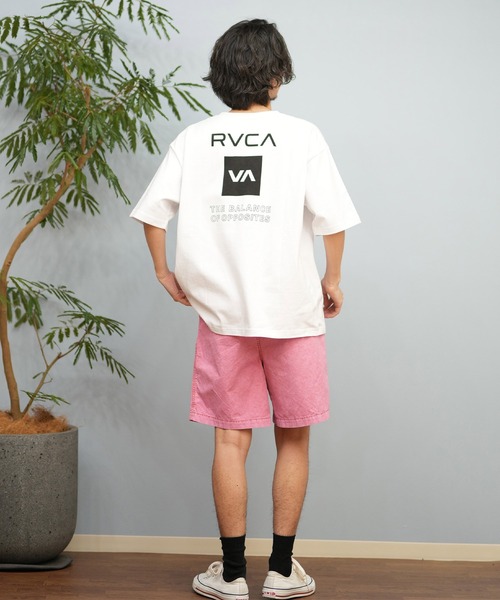 RVCA（ルーカ）の「RVCA/ルーカ 半袖Tシャツ バックプリント BF041-P21（Tシャツ/カットソー・メンズ・ブラック/ライトカーキ/ホワイト・S/M/L）」の10枚目の写真