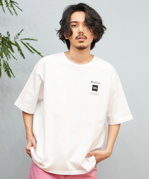 RVCA（ルーカ）の「RVCA/ルーカ 半袖Tシャツ バックプリント BF041-P21（Tシャツ/カットソー・メンズ・ブラック/ライトカーキ/ホワイト・S/M/L）」の4枚目の写真