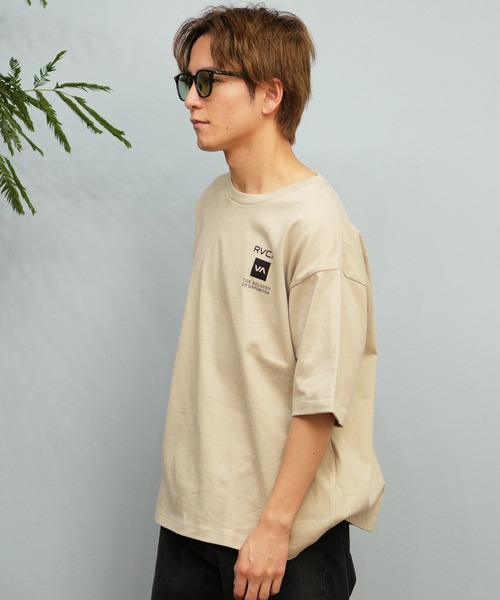 RVCA（ルーカ）の「RVCA/ルーカ 半袖Tシャツ バックプリント BF041-P21（Tシャツ/カットソー・メンズ・ブラック/ライトカーキ/ホワイト・S/M/L）」の18枚目の写真