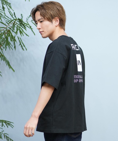 RVCA（ルーカ）の「RVCA/ルーカ 半袖Tシャツ バックプリント BF041-P21（Tシャツ/カットソー・メンズ・ブラック/ライトカーキ/ホワイト・S/M/L）」の12枚目の写真