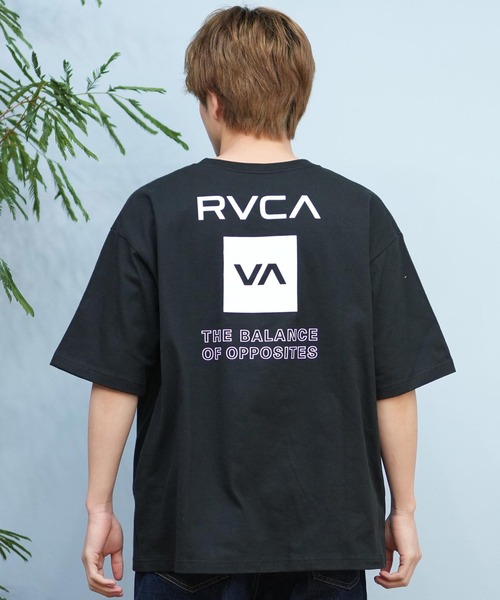 RVCA（ルーカ）の「RVCA/ルーカ 半袖Tシャツ バックプリント BF041-P21（Tシャツ/カットソー・メンズ・ブラック/ライトカーキ/ホワイト・S/M/L）」の13枚目の写真