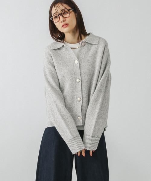 セール】ポロ衿ニットカーディガンプルオーバー/282561（カーディガン