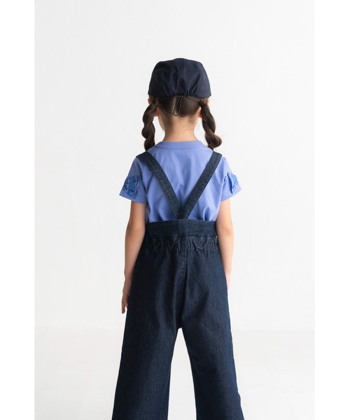 maarook（マルーク）の「速乾ストレッチデニムサロペットパンツ（サロペット/オーバーオール・キッズ・ネイビー・160cm/150cm/140cm）」の22枚目の写真