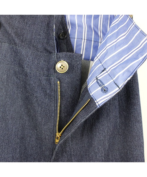 maarook（マルーク）の「速乾ストレッチデニムサロペットパンツ（サロペット/オーバーオール・キッズ・ネイビー・160cm/150cm/140cm）」の15枚目の写真