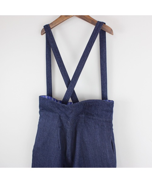 maarook（マルーク）の「速乾ストレッチデニムサロペットパンツ（サロペット/オーバーオール・キッズ・ネイビー・160cm/150cm/140cm）」の13枚目の写真