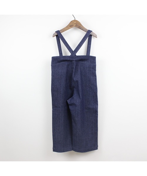 maarook（マルーク）の「速乾ストレッチデニムサロペットパンツ（サロペット/オーバーオール・キッズ・ネイビー・160cm/150cm/140cm）」の6枚目の写真