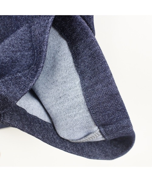 maarook（マルーク）の「速乾ストレッチデニムサロペットパンツ（サロペット/オーバーオール・キッズ・ネイビー・160cm/150cm/140cm）」の5枚目の写真