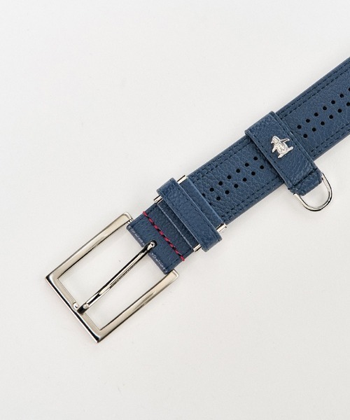 MUNSINGWEAR(マンシングウェア)の「ロゴパンチング 通気ベルト(ベルト・メンズ・ネイビー/カーキ/ホワイト/ブラック・F)」の20枚目の写真