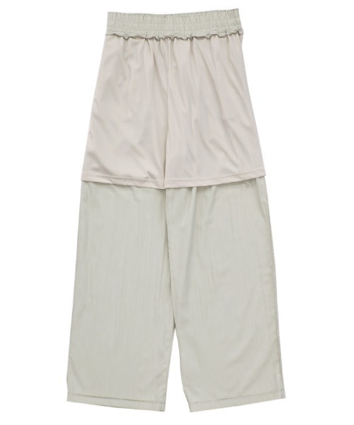 select MOCA Et(セレクトモカエト)の「【Et】Tuck Easy Pants(その他パンツ・レディース・グレイッシュベージュ/ブラック・MEDIUM/LARGE)」の22枚目の写真