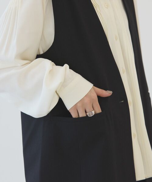 AMERICAN HOLIC(アメリカンホリック)の「Vネックジレ(ベスト・レディース・杢グレー/ブラック・FREE)」の6枚目の写真