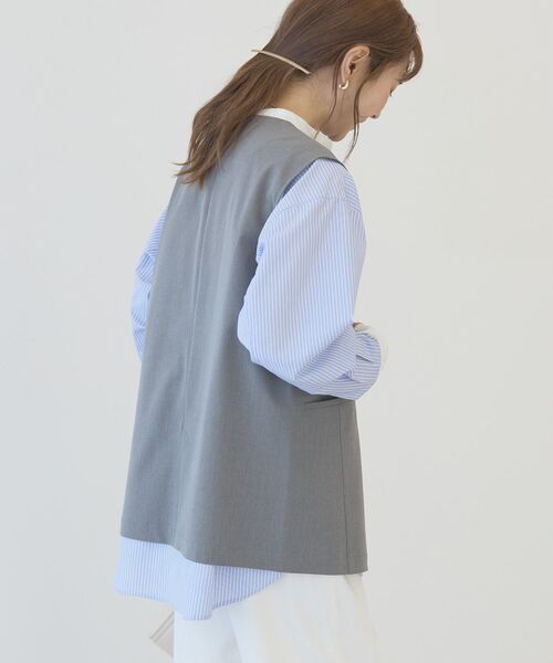 AMERICAN HOLIC(アメリカンホリック)の「Vネックジレ(ベスト・レディース・杢グレー/ブラック・FREE)」の9枚目の写真