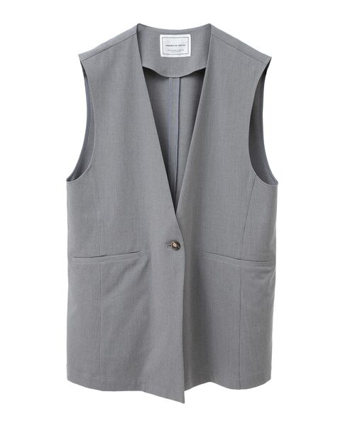 AMERICAN HOLIC(アメリカンホリック)の「Vネックジレ(ベスト・レディース・杢グレー/ブラック・FREE)」の14枚目の写真