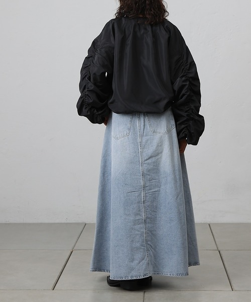 COLONY 2139（コロニートゥーワンスリーナイン）の「袖ギャザーブルゾン（ブルゾン・レディース・アイボリー/ブラック/カーキ・FREE）」の16枚目の写真