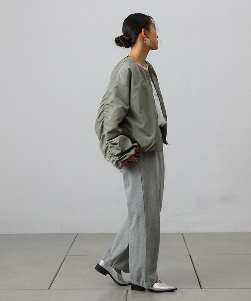 COLONY 2139（コロニートゥーワンスリーナイン）の「袖ギャザーブルゾン（ブルゾン・レディース・アイボリー/ブラック/カーキ・FREE）」の21枚目の写真