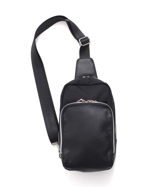 Arnold Palmer（アーノルドパーマー）の「メランジオックス パネル ボディバッグ（ボディバッグ/ウエストポーチ・メンズ・ブラック/チャコールグレー/グレー・F）」の7枚目の写真