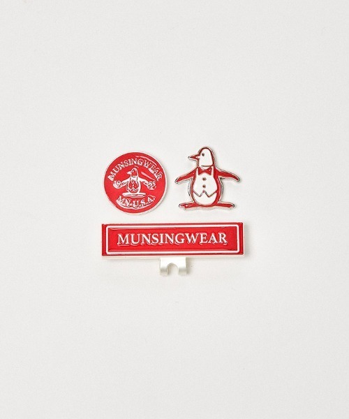 MUNSINGWEAR(マンシングウェア)の「2個付きマーカー(ゴルフグッズ・メンズ・ブルー/ネイビー/レッド・F)」の3枚目の写真