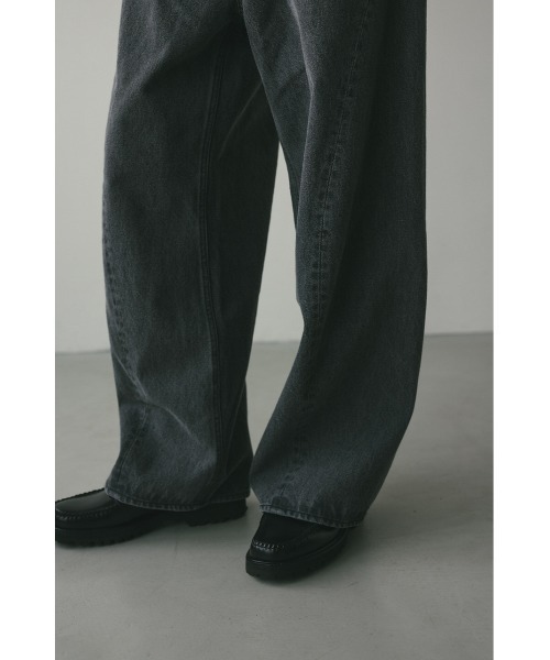 STYLEMIXER（スタイルミキサー）の「ワイドデニムパンツ（デニムパンツ・メンズ・ブラック/ライトブルー・MEDIUM/LARGE）」の9枚目の写真