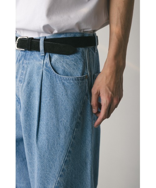 STYLEMIXER（スタイルミキサー）の「ワイドデニムパンツ（デニムパンツ・メンズ・ブラック/ライトブルー・MEDIUM/LARGE）」の20枚目の写真