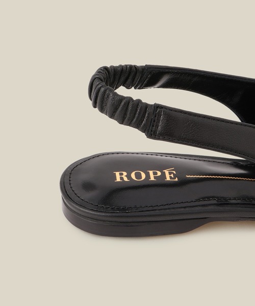 ROPE'（ロペ）の「ポインテッドVカットパンプス（パンプス・レディース・ブラック/シルバー・36.5/37/37.5/36）」の9枚目の写真