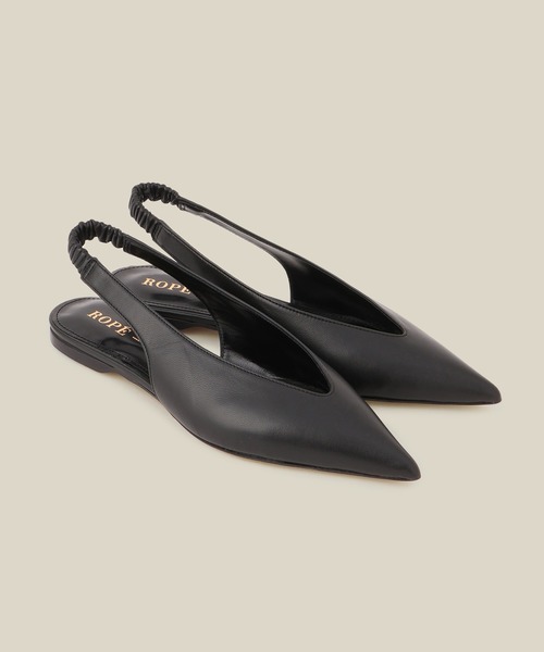 ROPE'（ロペ）の「ポインテッドVカットパンプス（パンプス・レディース・ブラック/シルバー・36.5/37/37.5/36）」の11枚目の写真