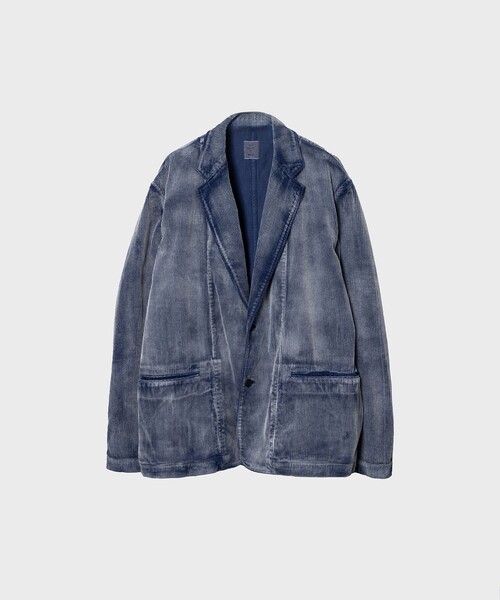 【soe】EX.GEOGETTO SET UP studious別注 soe（ソーイ）の「STUDIOUS別注 GEORGETTE SEMI DOUBLE JKT