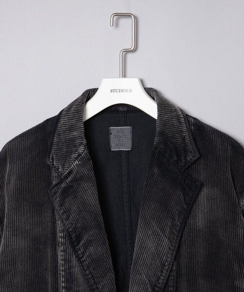 soe（ソーイ）の「【soe/ソーイ】〈別注〉 Corduroy Jacket（その他アウター・メンズ・ブラック/ネイビー・1/2）」の9枚目の写真