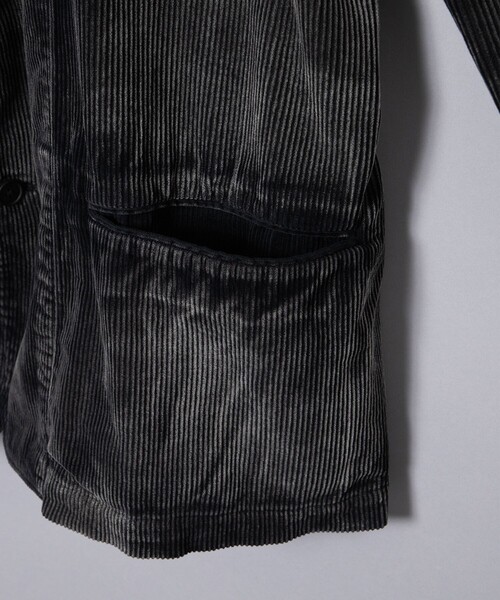 soe（ソーイ）の「【soe/ソーイ】〈別注〉 Corduroy Jacket（その他アウター・メンズ・ブラック/ネイビー・1/2）」の5枚目の写真