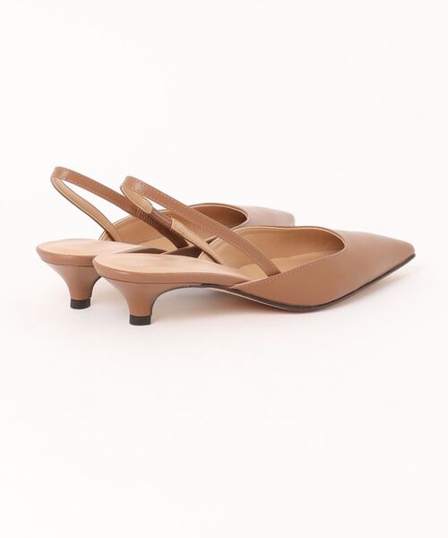 allureville（アルアバイル）の「ポインテッドスリングバックパンプス（パンプス・レディース・ネイビー/キャメル/ホワイト・24.5/23.5/22.5）」の4枚目の写真