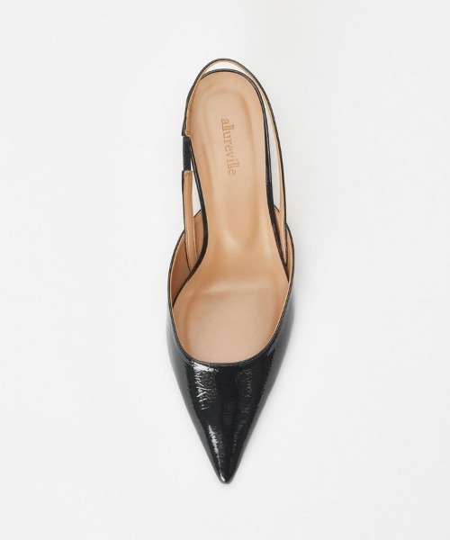 allureville（アルアバイル）の「ポインテッドスリングバックパンプス（パンプス・レディース・ネイビー/キャメル/ホワイト・24.5/23.5/22.5）」の14枚目の写真