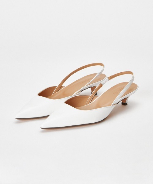 allureville（アルアバイル）の「ポインテッドスリングバックパンプス（パンプス・レディース・ネイビー/キャメル/ホワイト・24.5/23.5/22.5）」の8枚目の写真