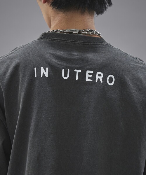 セール】PUBLUX/パブリュクス NIRVANA IN UTERO ピグメントT