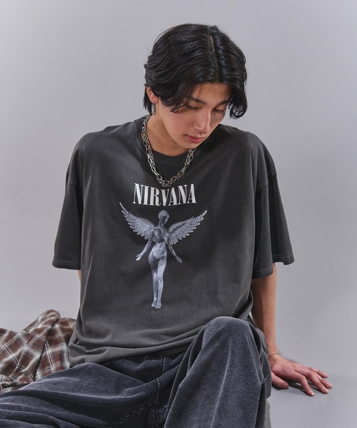 ⭐︎美品　NIRVANA IN UTERO FREAK'S STORE 25SS その他/NIRVANA IN UTERO クルーネックバンドTシャツ｜Daytona