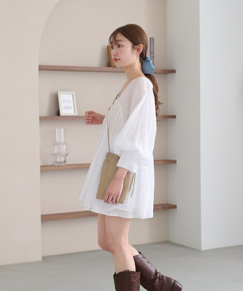 セール】【WEB限定/前後2WAY】ティアードチュニック（チュニック