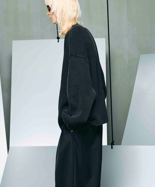 MAISON SPECIAL(メゾンスペシャル)の「《UNISEX》Prime-Over Waffle Long Sleeve T-Shirt/プライムオーバーワッフルロングスリーブTシャツ【MAISON SPECIAL/メゾンスペシャル】(Tシャツ/カットソー・メンズ・オフホワイト/パープル/ブラック・1/2)」の16枚目の写真