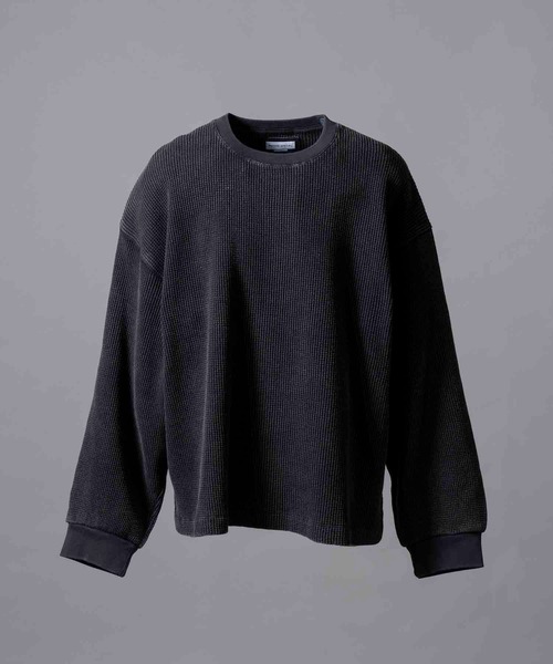 最終値下✴︎メゾンスペシャル　maison special 長袖カットソー セール】《UNISEX》Prime-Over Waffle Long Sleeve T-Shirt