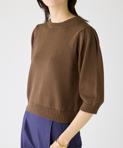 ニット・セーター IONSEOUL Tweed Like Over Knit (4color) BJ55 洗える】インでもアウトでも 配色ダイヤ柄クルーネックニット
