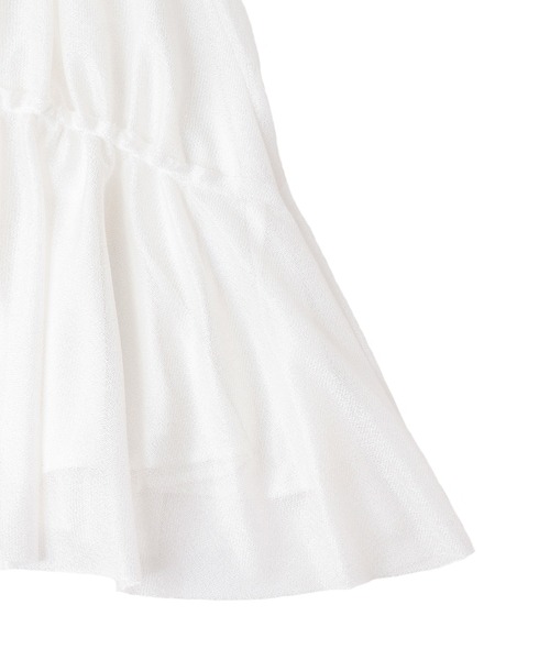 DRESSLAVE(ドレスレイブ)の「bright amunzen tulle mini skirt(ブライトアムンゼンチュールミニ丈スカート)(スカート・レディース・ホワイト/ブラック・38)」の10枚目の写真