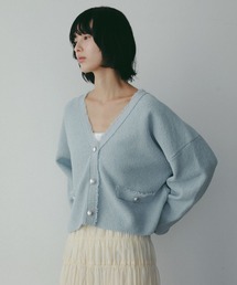 A part by | ツイードVカーディガン(カーディガン/ボレロ)