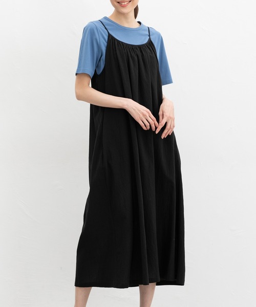 Honeys（ハニーズ）の「ギャザーキャミワンピース（ワンピース）」 - WEAR