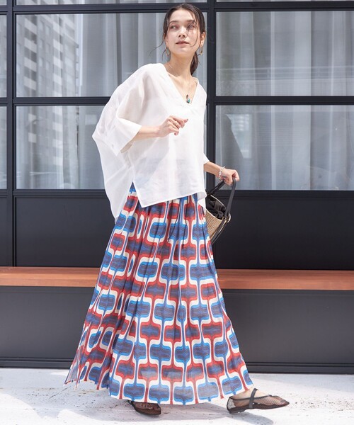 【一部WEB限定】〈手洗い可能〉IMPERIAL LINEN スキッパー ブラウス セール】【一部WEB限定】〈手洗い可能〉IMPERIAL LINEN