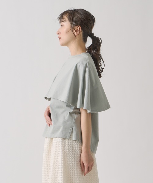 KELEN / ケレン」 アシンメトリーフラップデザイン BUNON（Tシャツ 