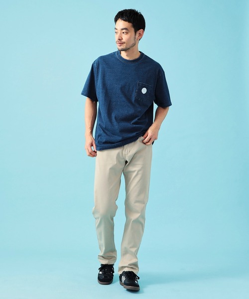 EDWIN（エドウィン）の「EDWIN エドウィン インディゴ Tシャツ 半袖（Tシャツ/カットソー・メンズ・インディゴブルー・MEDIUM/LARGE/X-LARGE）」の7枚目の写真