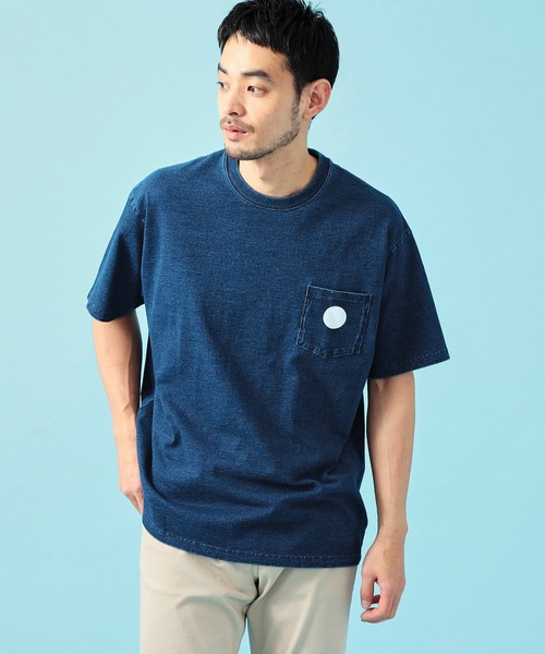EDWIN（エドウィン）の「EDWIN エドウィン インディゴ Tシャツ 半袖（Tシャツ/カットソー・メンズ・インディゴブルー・MEDIUM/LARGE/X-LARGE）」の10枚目の写真