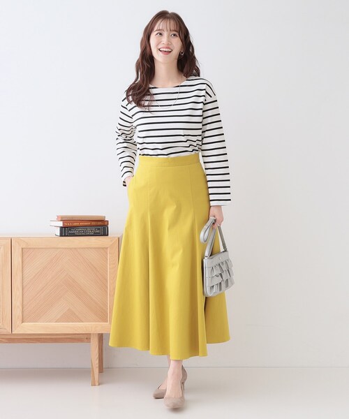 DRESKIP（ドレスキップ）の「【洗える/S-LL】シンプルだから着回ししやすい コットンアソートロンT（Tシャツ/カットソー・レディース・ベージュ系2/ピンク系7/ブラック/ライトベージュ/オフホワイト/ホワイト系5・01/02/03/04）」の13枚目の写真