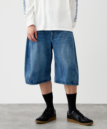 B.C STOCK | [B.A.C.D] 3Dツイスト バギーデニムショートパンツ(その他パンツ)