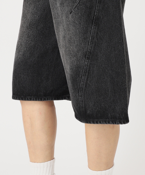 B.C STOCK（ベーセーストック）の「[B.A.C.D] 3Dツイスト バギーデニムショートパンツ（その他パンツ・メンズ・ブラック/ネイビー・MEDIUM/LARGE）」の9枚目の写真