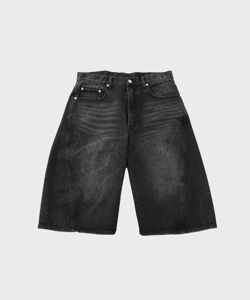 B.C STOCK（ベーセーストック）の「[B.A.C.D] 3Dツイスト バギーデニムショートパンツ（その他パンツ・メンズ・ブラック/ネイビー・MEDIUM/LARGE）」の16枚目の写真